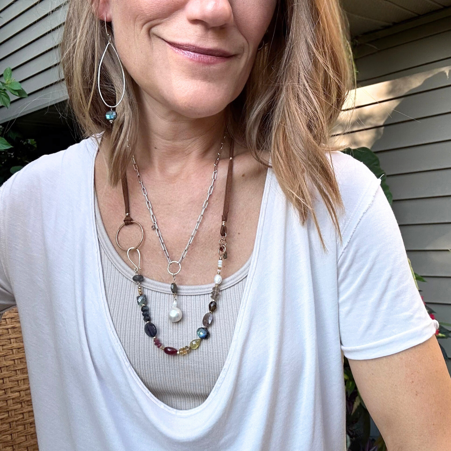 Bohemian Mosaic - Multi-Gemstone Necklace