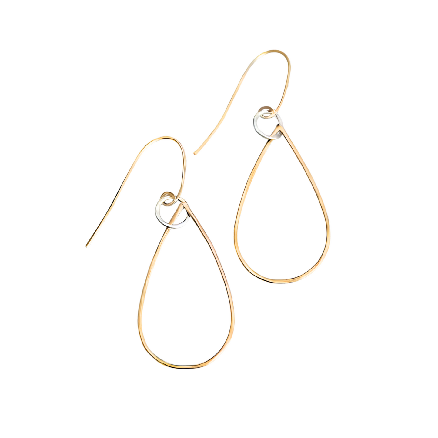 Golden Harmony - Gold-Filled and Sterling Silver Hoops