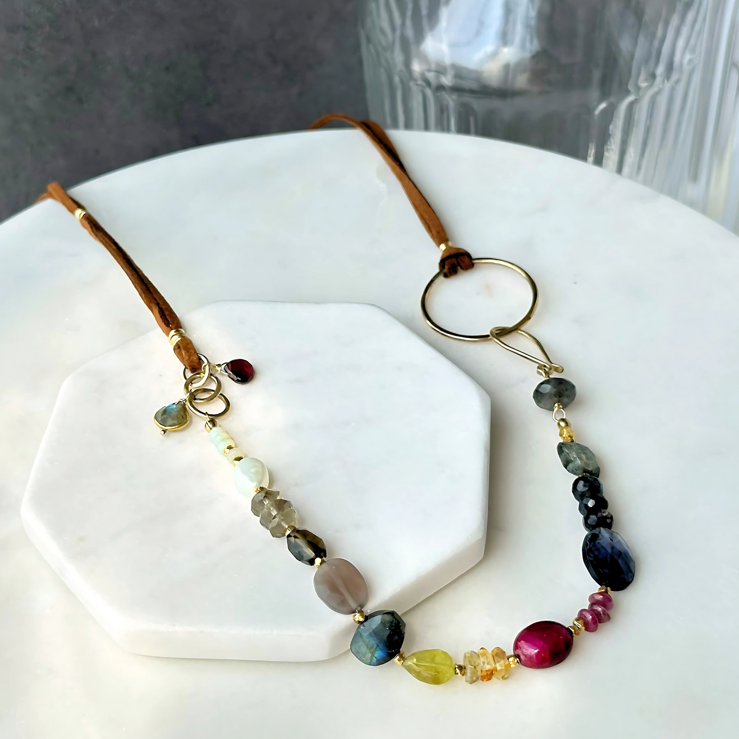 Bohemian Mosaic - Multi-Gemstone Necklace