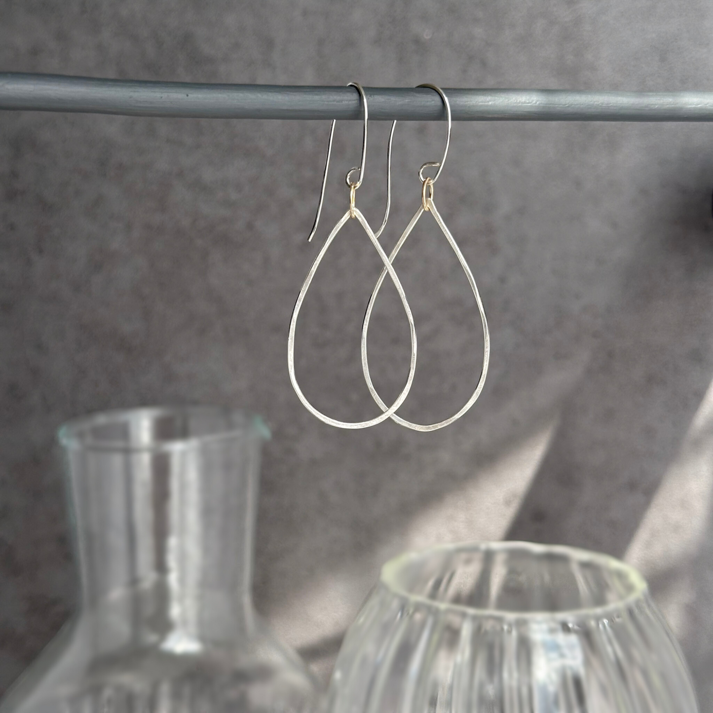 Subtle Elegance - Sterling Silver and Gold-Filled Hoops