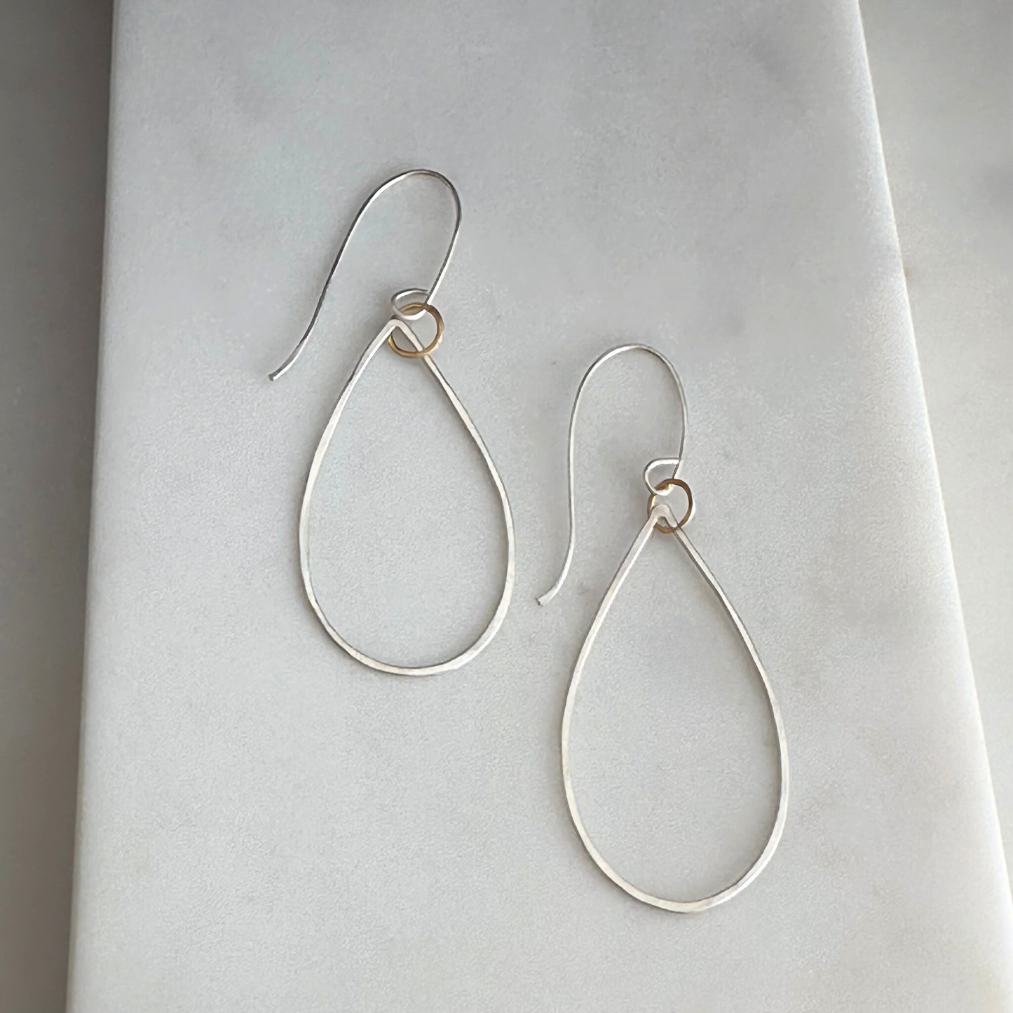 Subtle Elegance - Sterling Silver and Gold-Filled Hoops