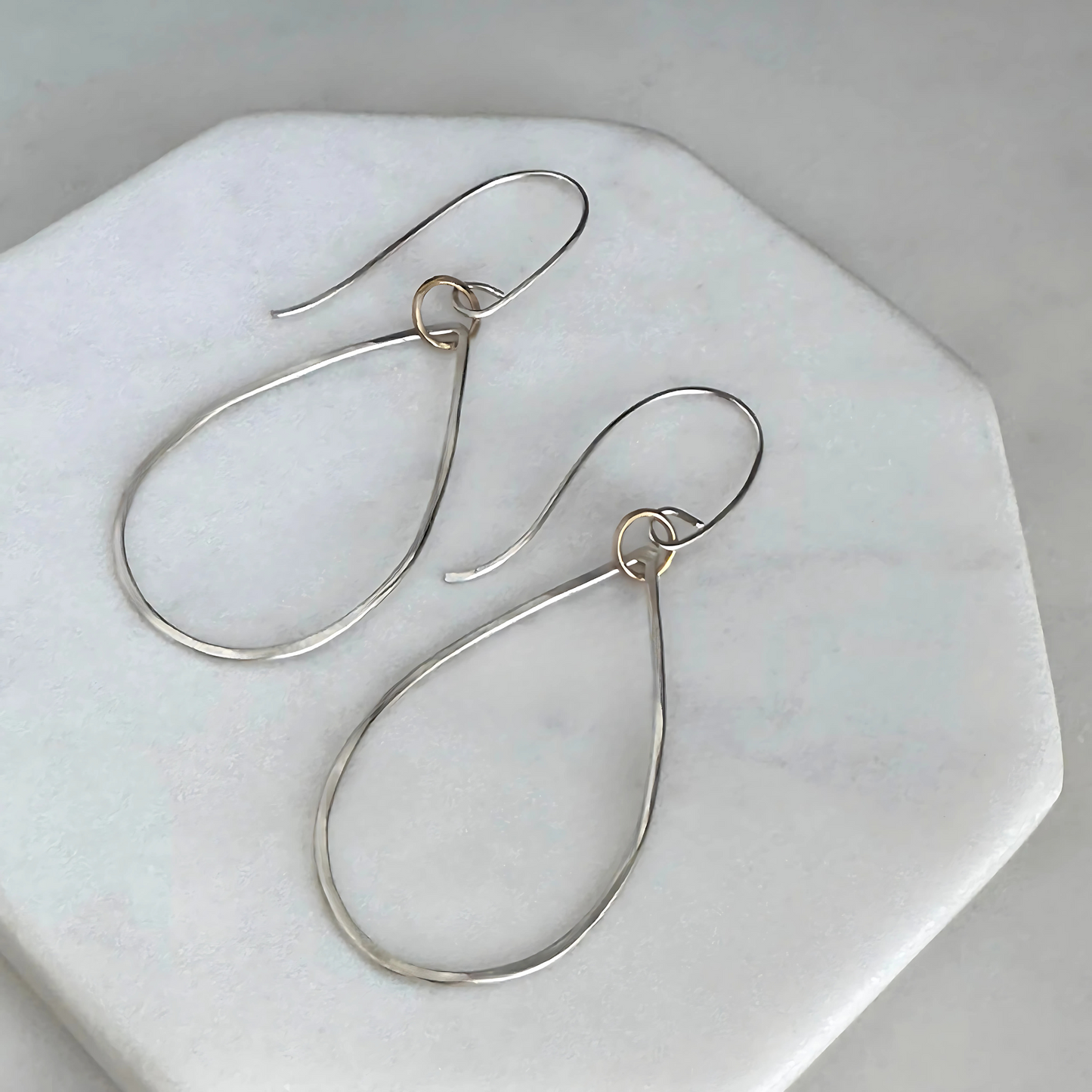 Subtle Elegance - Sterling Silver and Gold-Filled Hoops