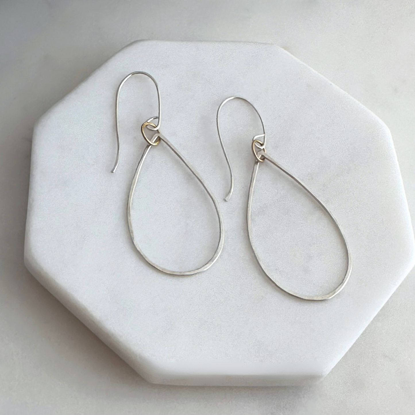 Subtle Elegance - Sterling Silver and Gold-Filled Hoops