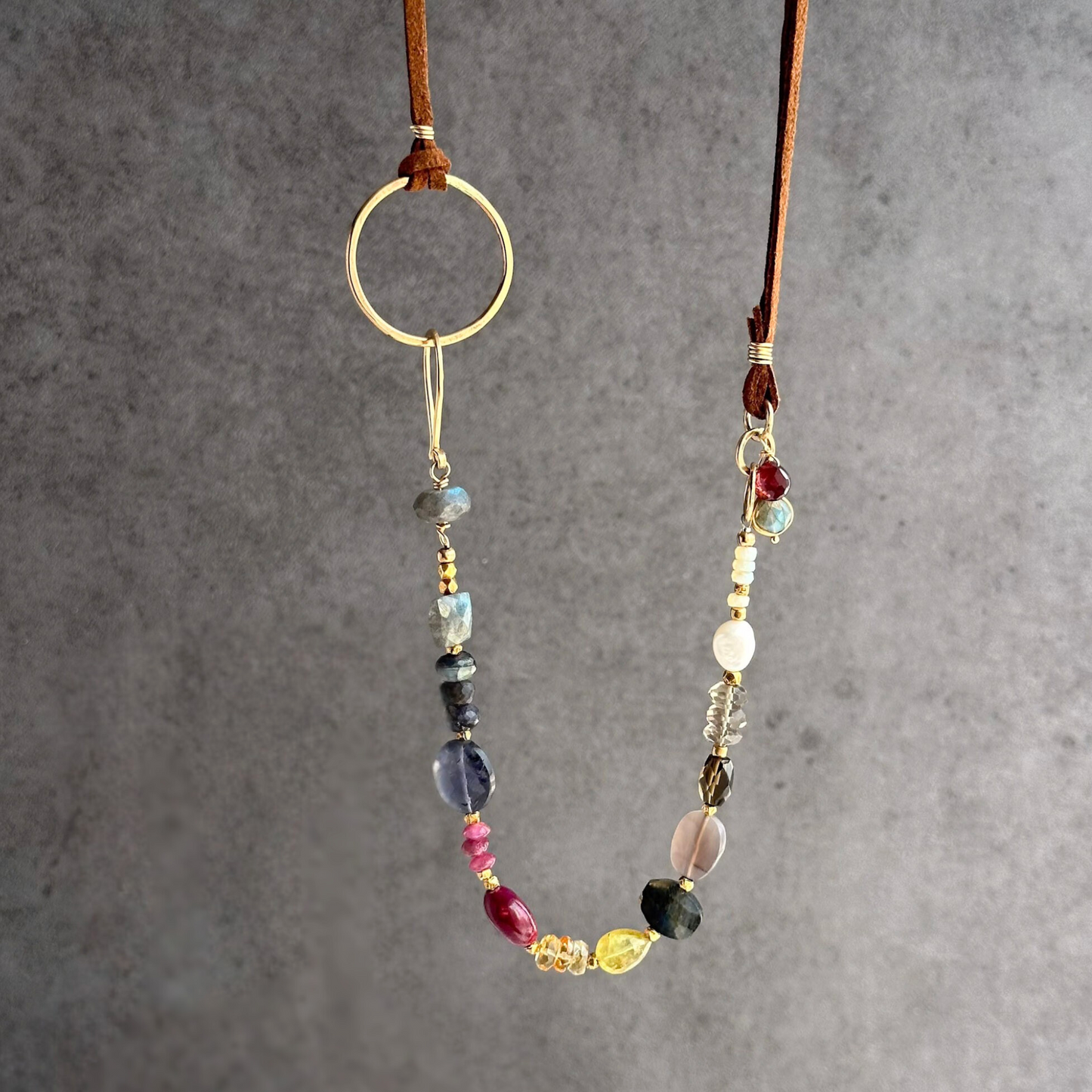 Bohemian Mosaic - Multi-Gemstone Necklace