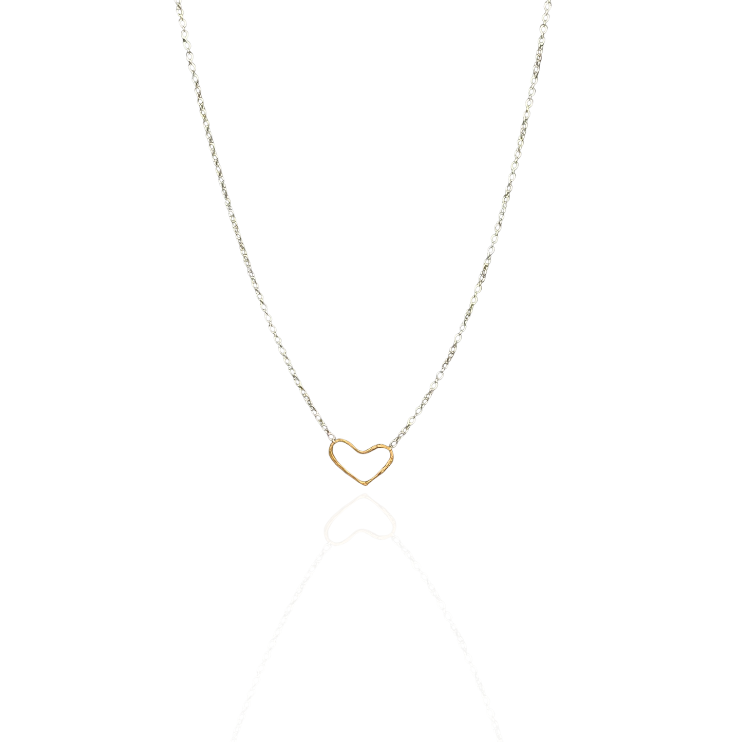 Small but Mighty | Tiny Sterling Silver & Gold Necklace