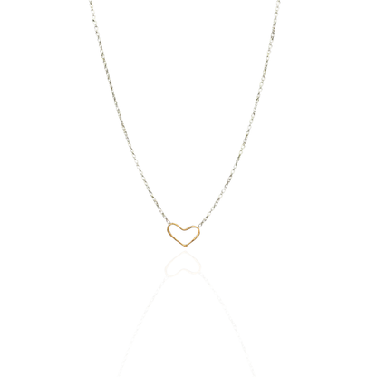 Small but Mighty | Tiny Sterling Silver & Gold Necklace