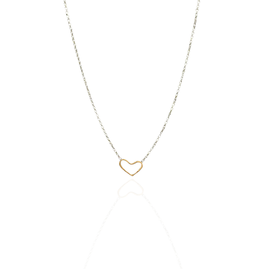 Small but Mighty | Tiny Sterling Silver & Gold Necklace