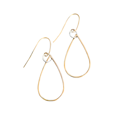 Golden Harmony - Gold-Filled and Sterling Silver Hoops