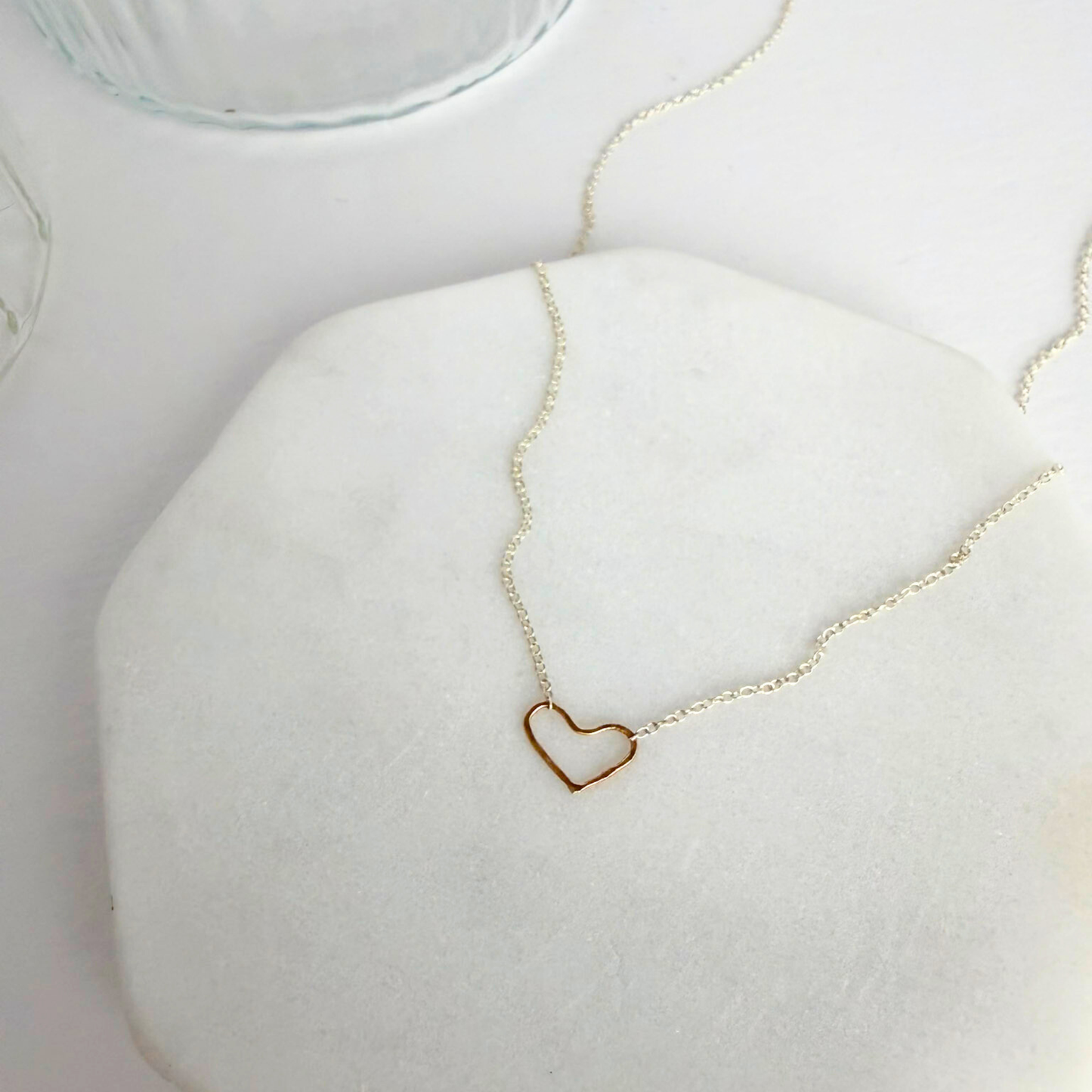 Small but Mighty | Tiny Sterling Silver & Gold Necklace