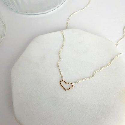 Small but Mighty | Tiny Sterling Silver & Gold Necklace