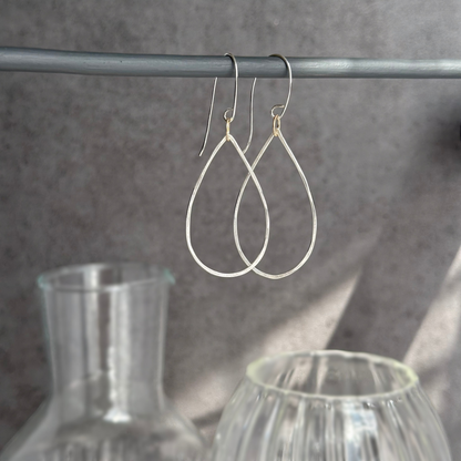 Subtle Elegance - Sterling Silver and Gold-Filled Hoops