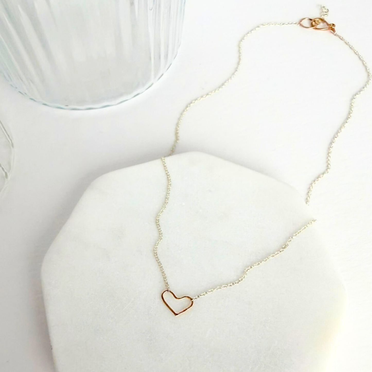Small but Mighty | Tiny Sterling Silver & Gold Necklace