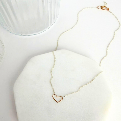 Small but Mighty | Tiny Sterling Silver & Gold Necklace