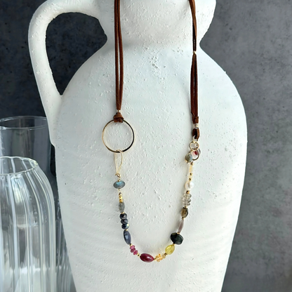 Bohemian Mosaic - Multi-Gemstone Necklace