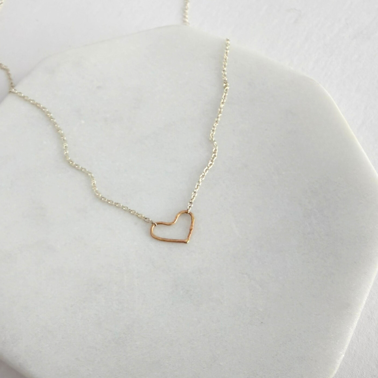 Small but Mighty | Tiny Sterling Silver & Gold Necklace
