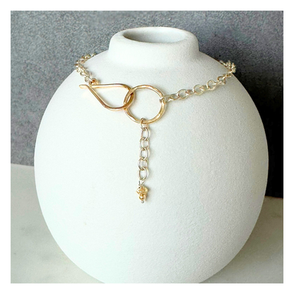 Grounded — Sterling Silver & Gold Chain Bracelet