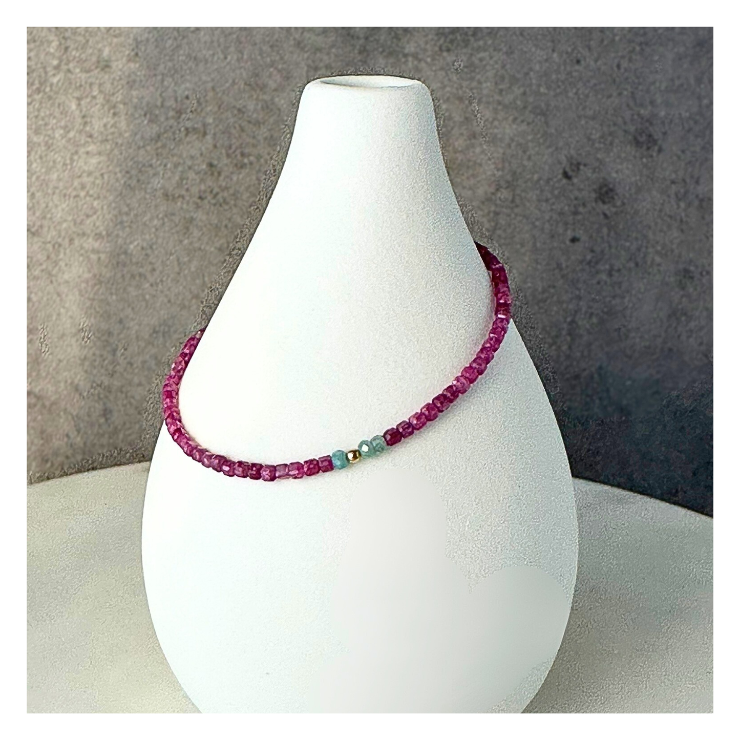Truth Spark – Ruby & Blue Tourmaline Gold-Filled Bracelet