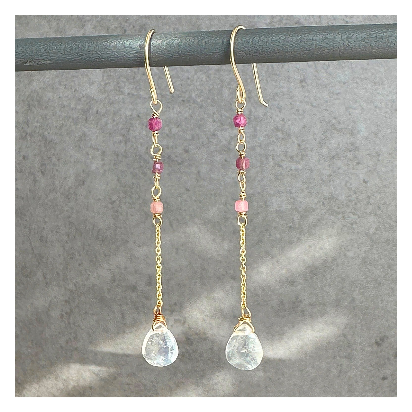 Moon Bloom | Blooming Moon — Moonstone and Ruby