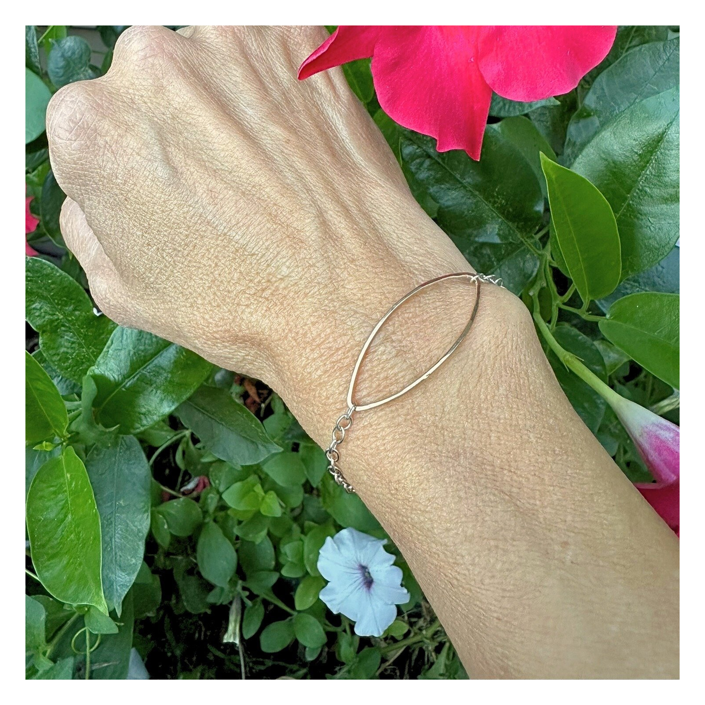 Grounded — Sterling Silver & Gold Chain Bracelet