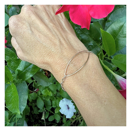 Grounded — Sterling Silver & Gold Chain Bracelet