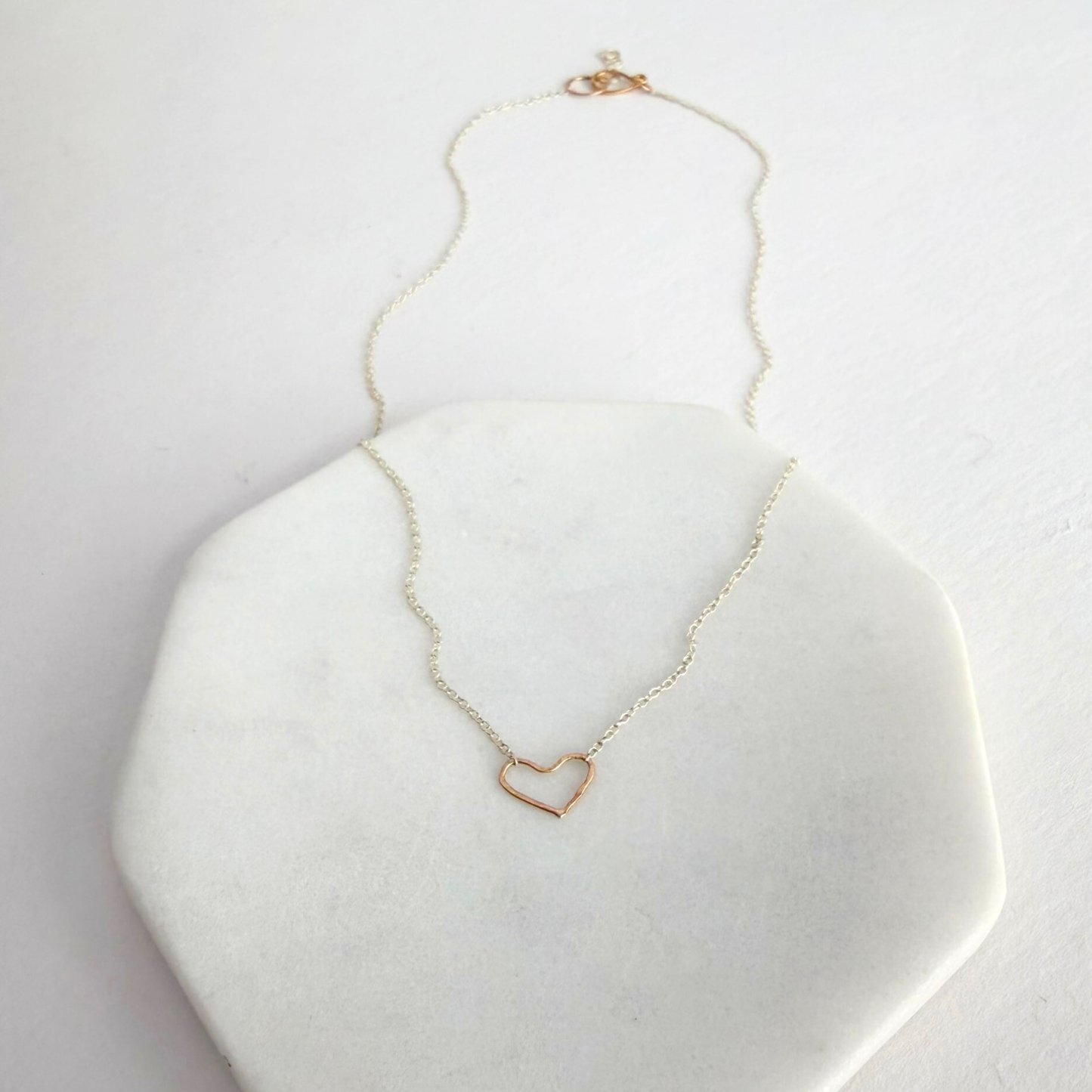 Small but Mighty | Tiny Sterling Silver & Gold Necklace