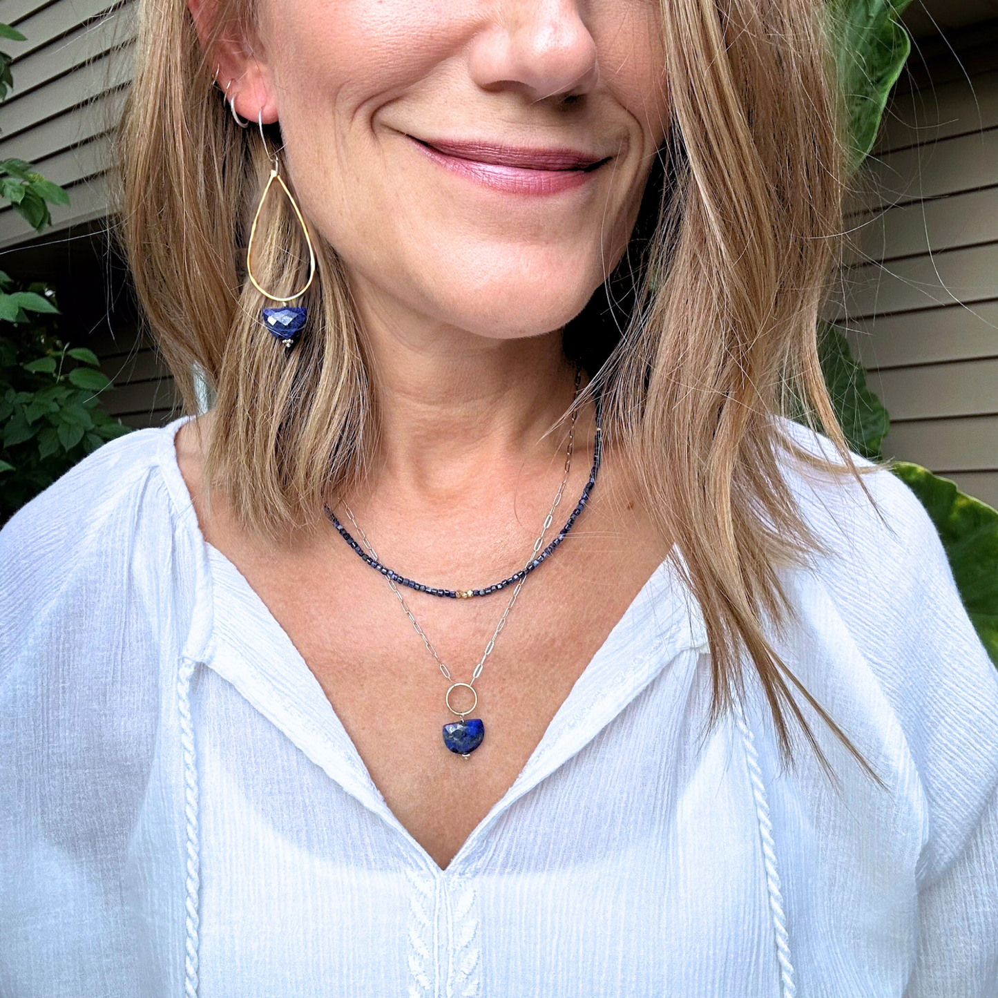 Inspired Wisdom - Lapis Earrings