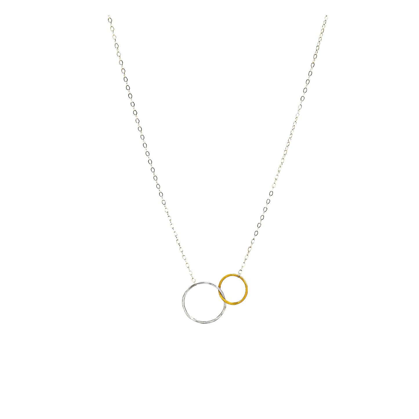 You and Me | Sterling Silver and Gold Linked Necklace